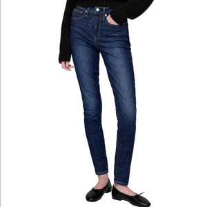 GAP Blue Skinny Jeans High-Rise Stretch New 29 8R